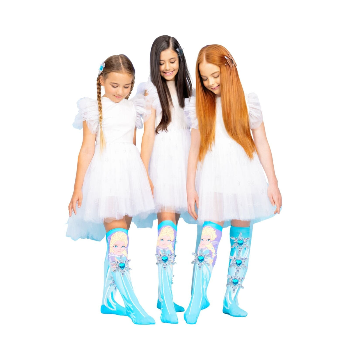 MADMIA Disney Frozen Knee High Girls Childrens Kids Socks One Size