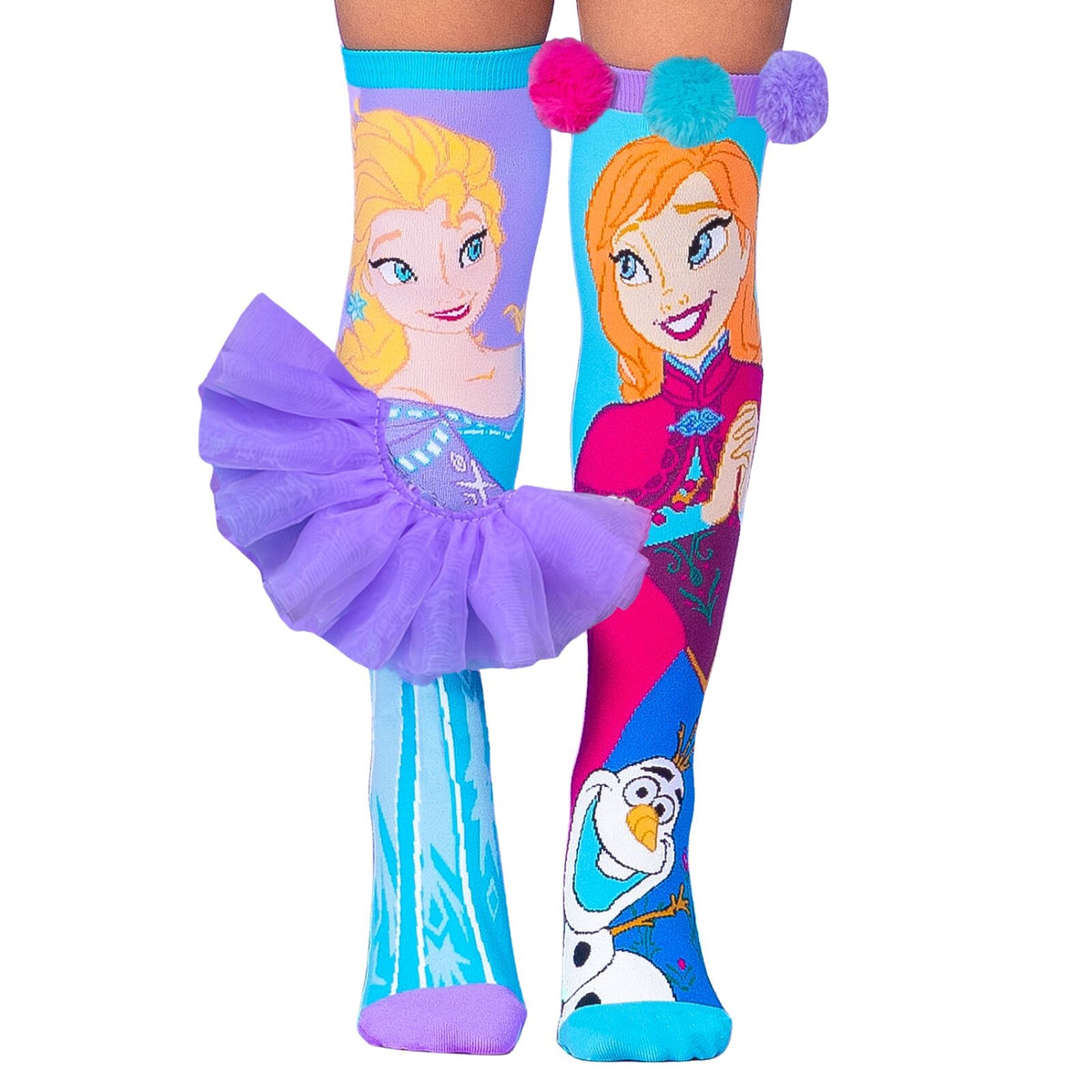 MADMIA Disney Frozen Elsa & Anna Girls Children Kids Socks One Size
