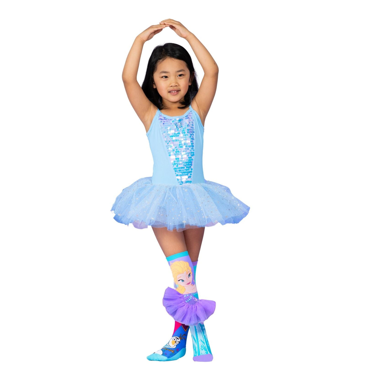 MADMIA Disney Frozen Elsa & Anna Girls Children Kids Socks One Size