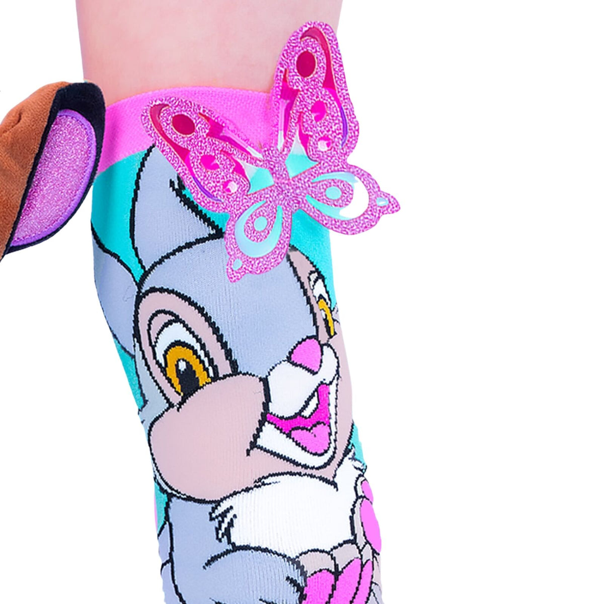 MADMIA Disney Bambi Knee High Girls Childrens Kids Socks One Size