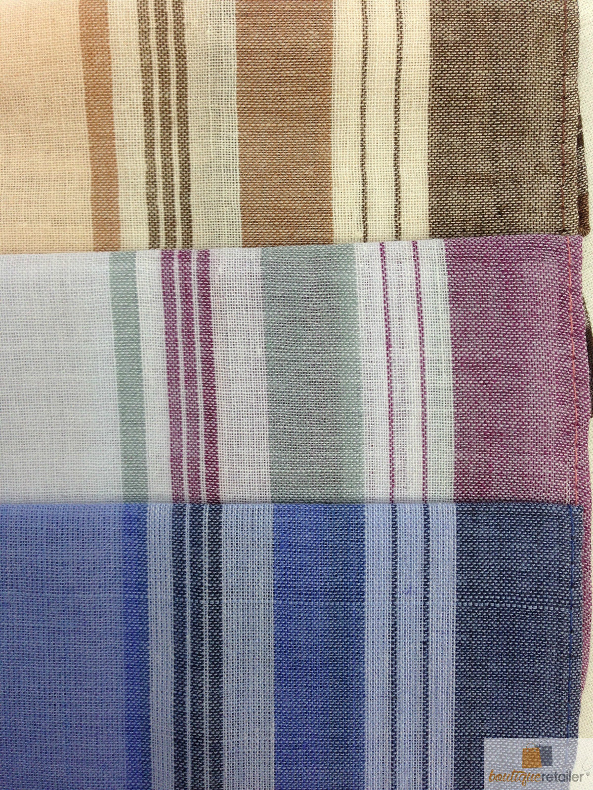 Mens HANDKERCHIEFS 100% Cotton Pocket Square Hanky Handkerchief 35x35cm - 12 Hankies-2