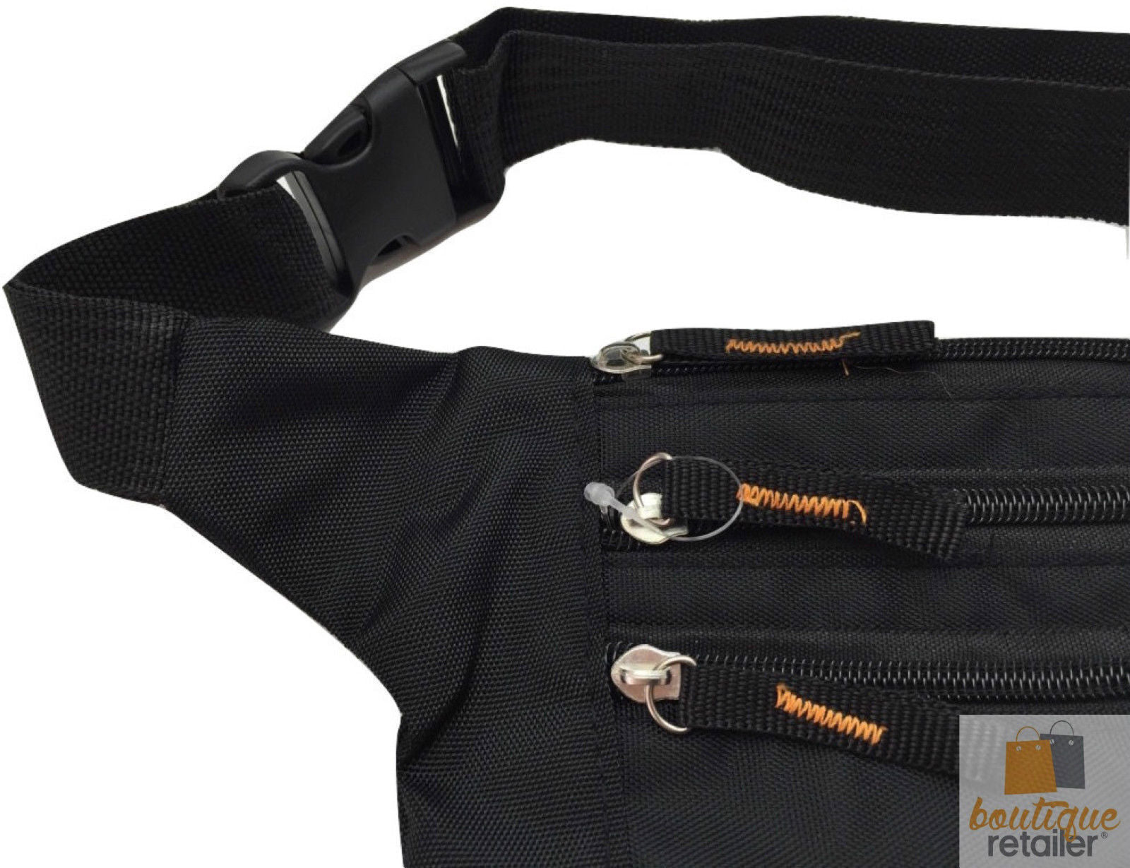 Travel Money Belt Passport Wallet Pouch Card Waist Credit Card Holder Bum Bag-2