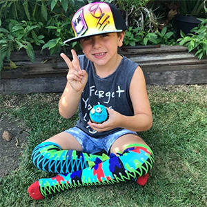 MADMIA Madmax Dino Boys Long Knee High Socks - Toddler Unisex Pair - Multicolour-2