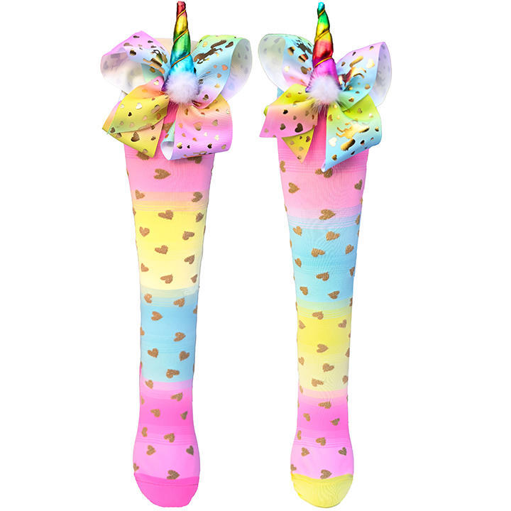 MADMIA Twinkle Toes Socks (Suits Adult or Kids) - Pink/Yellow/Blue-0