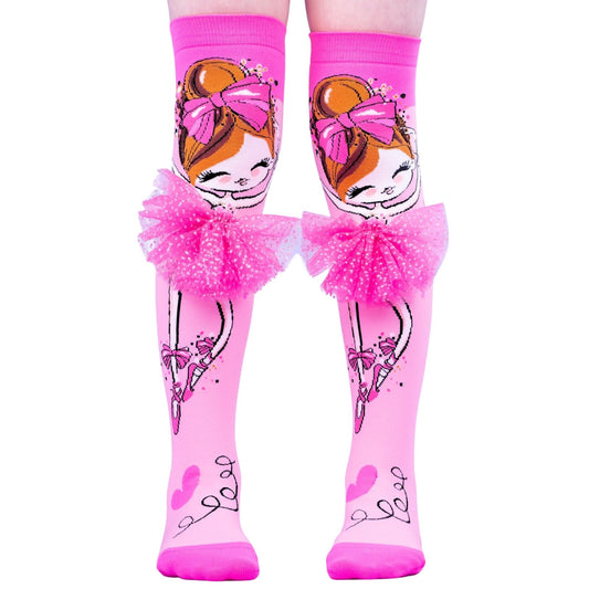 MADMIA Ballerina Socks Knee High Girls Childrens Kids Socks One Size