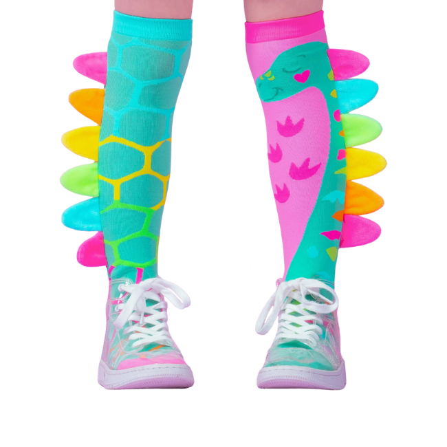 MADMIA Kids Childrens Roar Knee High Socks - Ages 6-99