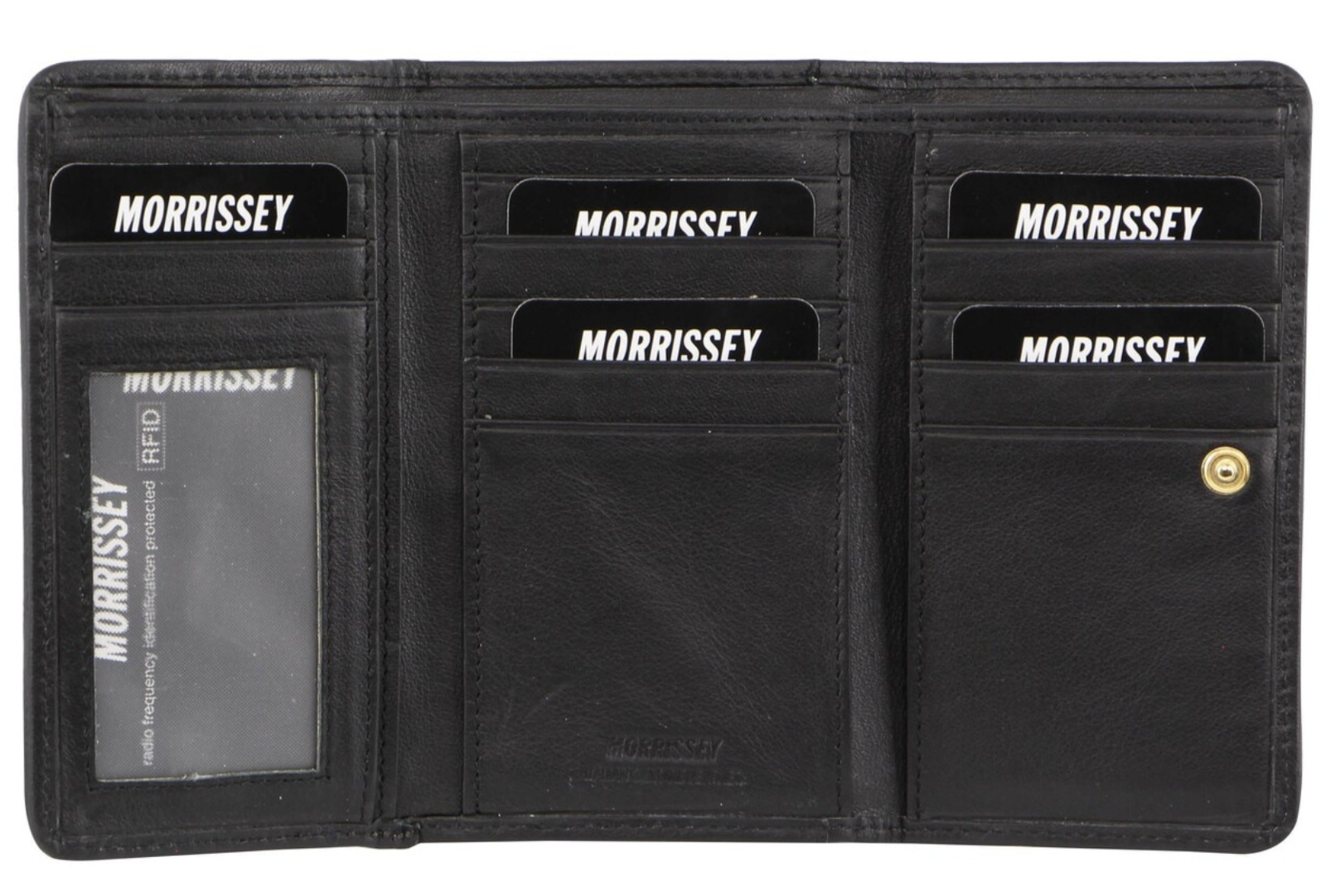 Morrissey Womens Card Holder Leather Wallet Coin Clutch Purse Organizer Cute Girl Ladies - Navy-1