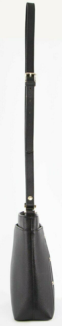 Morrissey Italian Genuine Leather Bag Cross Body Handbag Ladies iPad - Black-3