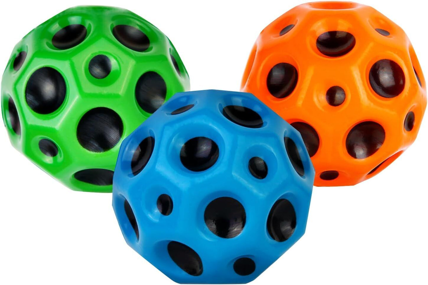 High Bouncing Ball Space Ball Bouncy Ball Outdoor Throw Catch Moon Ball Kids Toy-0