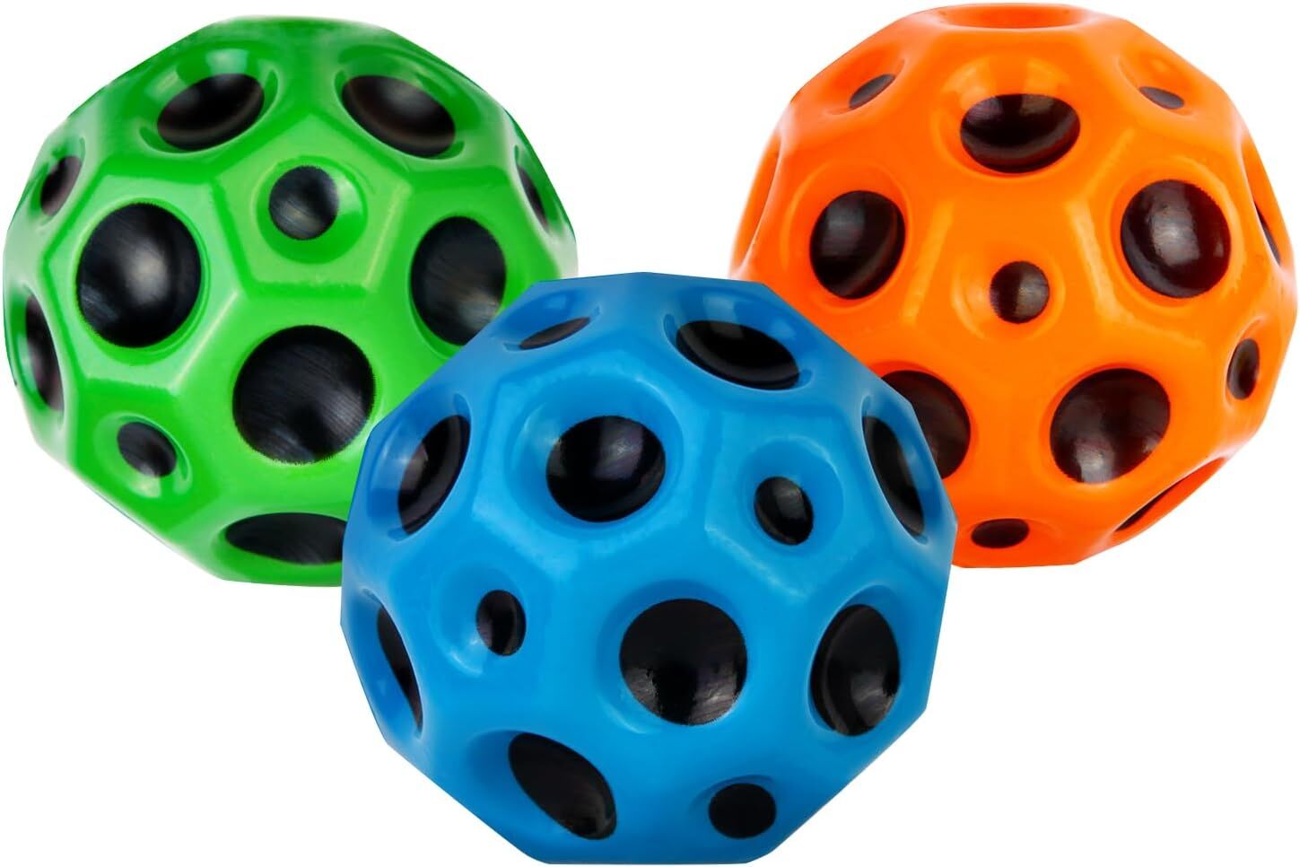 High Bouncing Ball Space Ball Bouncy Ball Outdoor Throw Catch Moon Ball Kids Toy-0