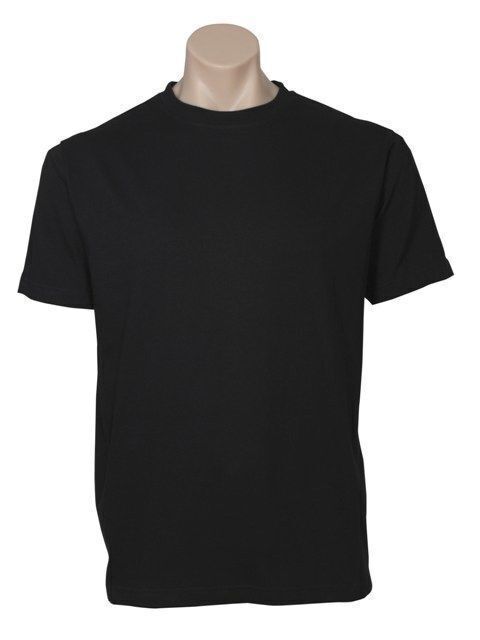 Plain T-Shirt 100% COTTON Basic Blank Tee Mens Ladies Casual BULK Adults-6