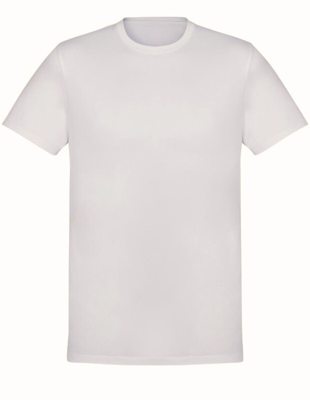 Mens Plain 100% Cotton T-Shirt Basic Blank Casual Short Sleeve Tee Top in Off White