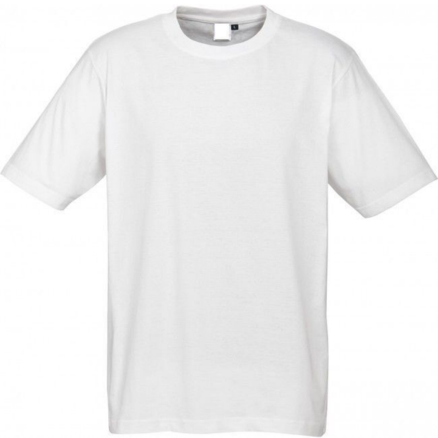 Plain T-Shirt 100% COTTON Basic Blank Tee Mens Ladies Casual BULK Adults-4