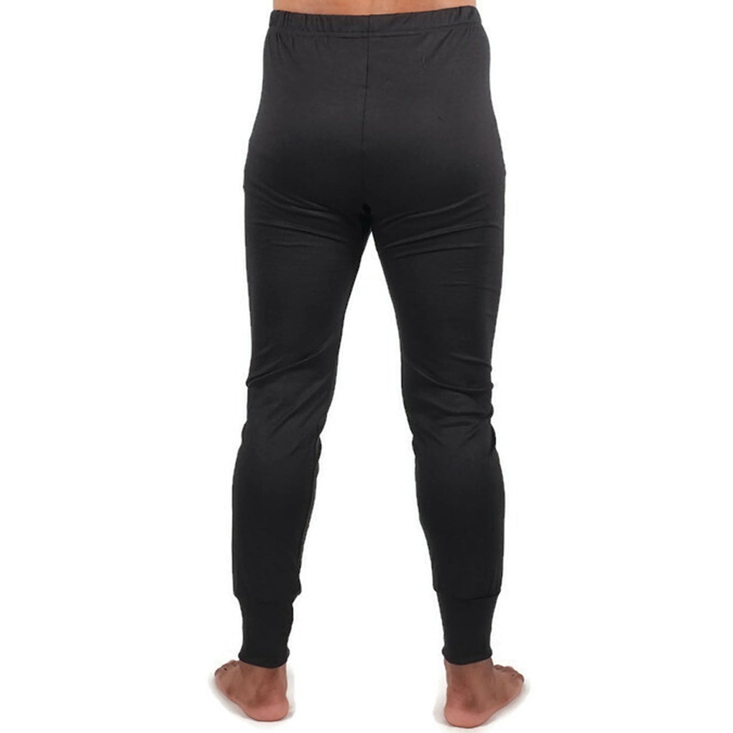 MERINO SKINS Mens Classic Long Johns Wool Thermal Pants Underwear - Navy-4
