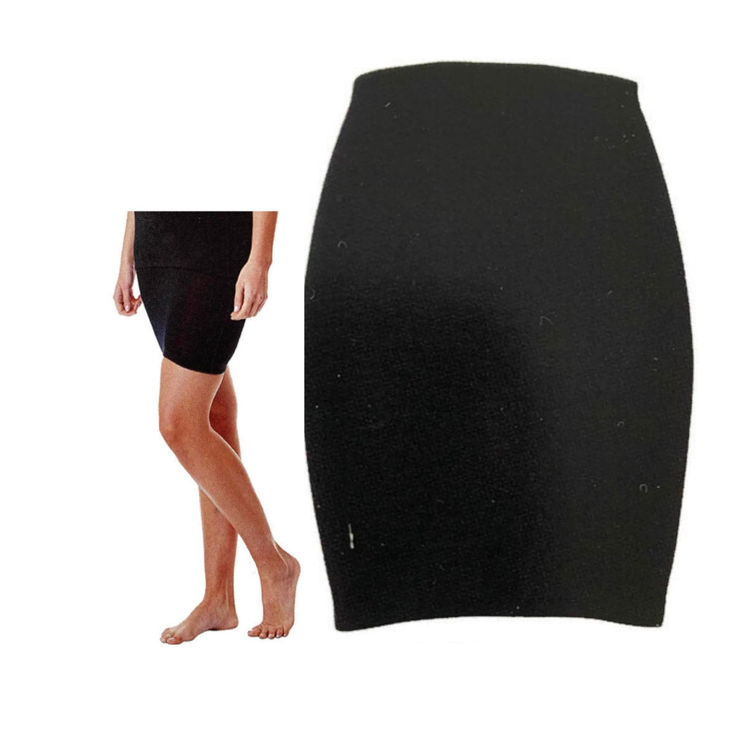 MERINO SKINS Thermal Womens Skirt Wool Winter Base Layer Thermals - Black-4