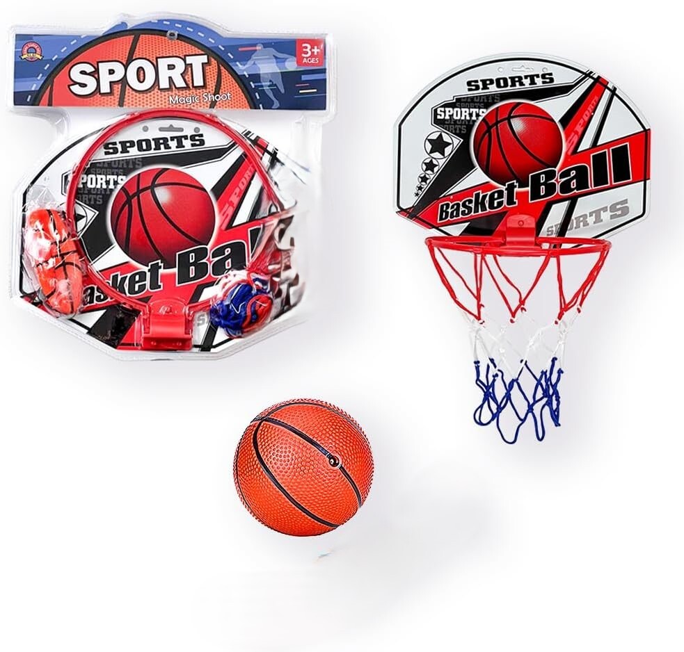 Mini Basketball Hoop Ring Kids Toy Children Door Indoor Hang Backboard-0