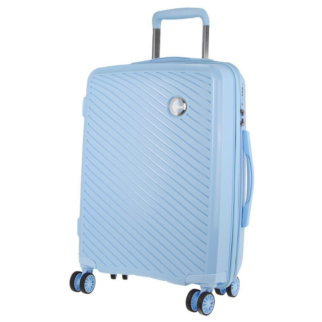 Monaco Cabin Luggage Bag Travel Carry On Suitcase 54cm (39L) - Blue-0