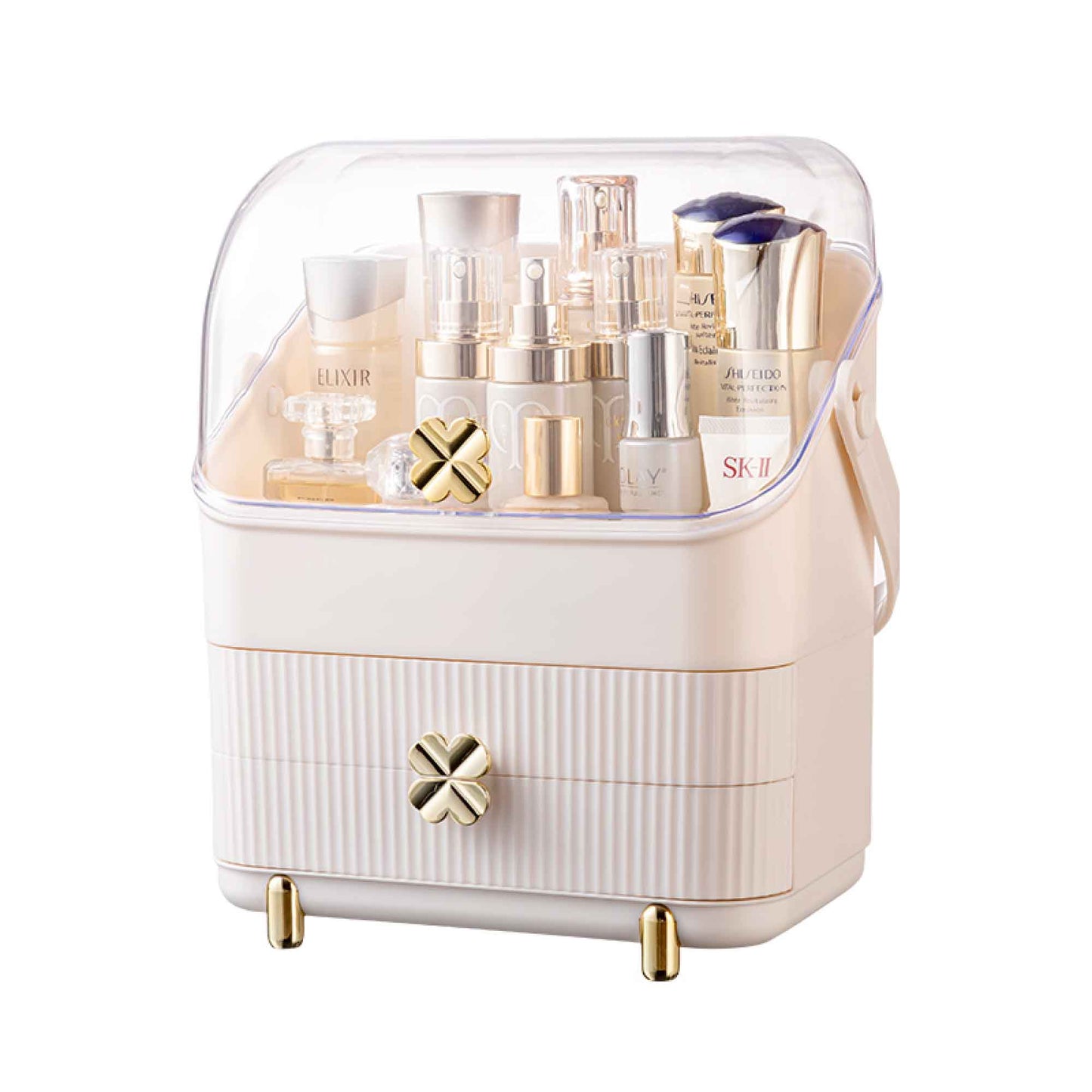 Makeup Display Case Organiser - Cosmetic Storage Jewellery Portable Vanity-0