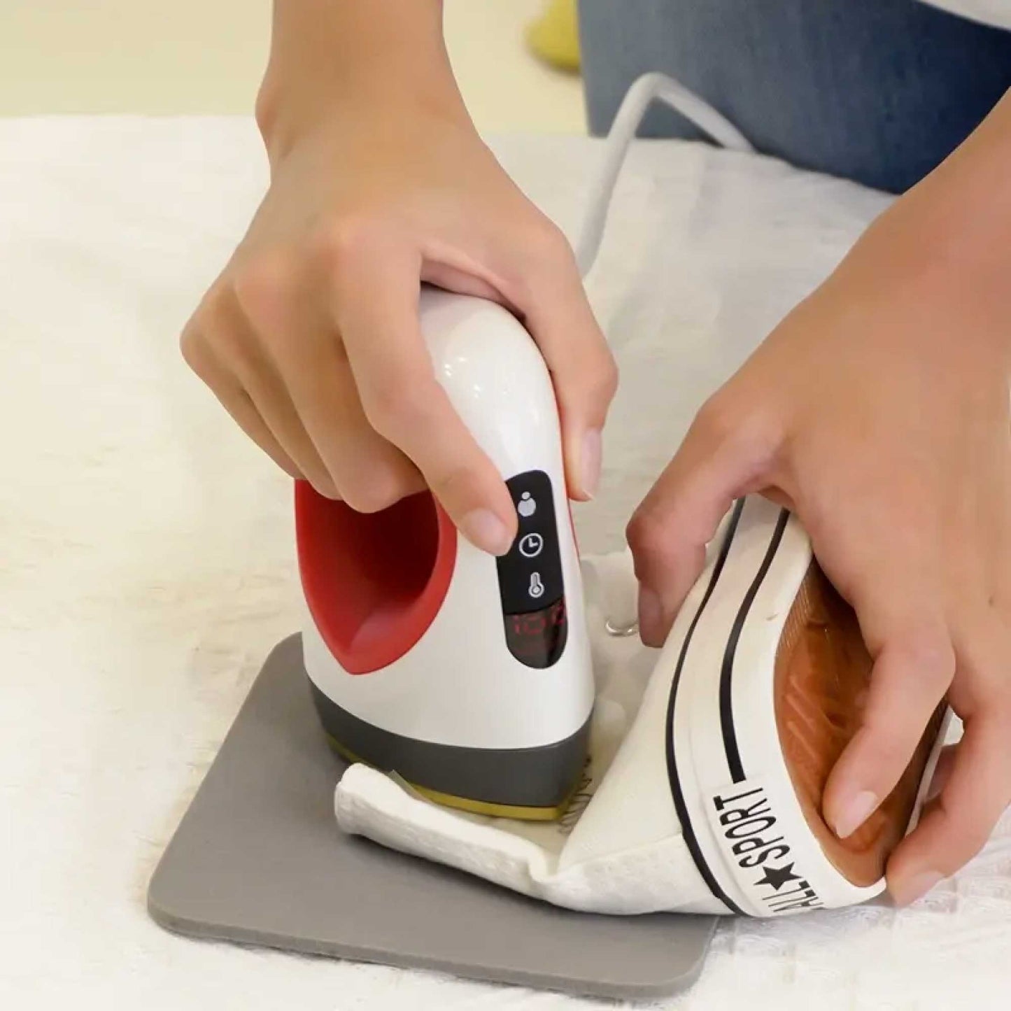 Mini Heat Press - Handheld T-Shirt Shoe Hat Vinyl Printing Transfer Machine-1