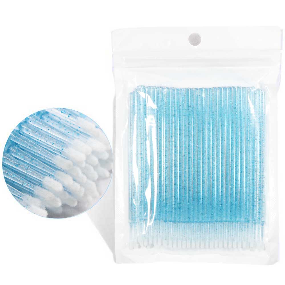 Miosh Disposable Micro Applicator Brush 100PCS - Blue-0