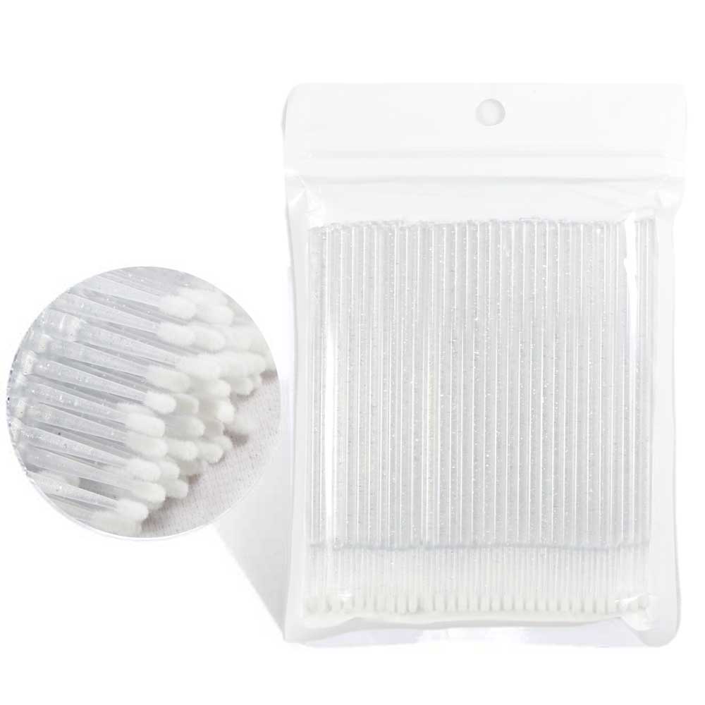 Miosh Disposable Micro Applicator Brush 100PCS - White-0