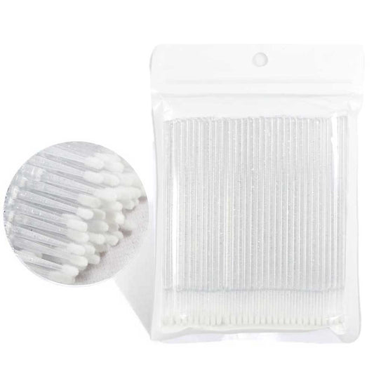 Miosh Disposable Micro Applicator Brush 100PCS - White-0