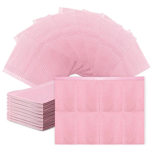 Miosh Disposable Sanitary Medical Dental Bibs Sheets - 125 Pack-0