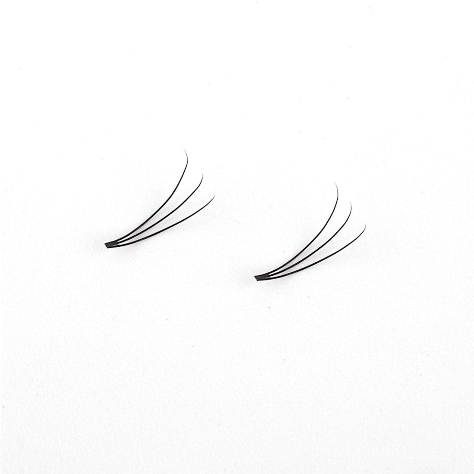 Miosh Eyelash Extensions - 3D Premade Volume Short Stem Eye Lash 0.10 / D CURL-3