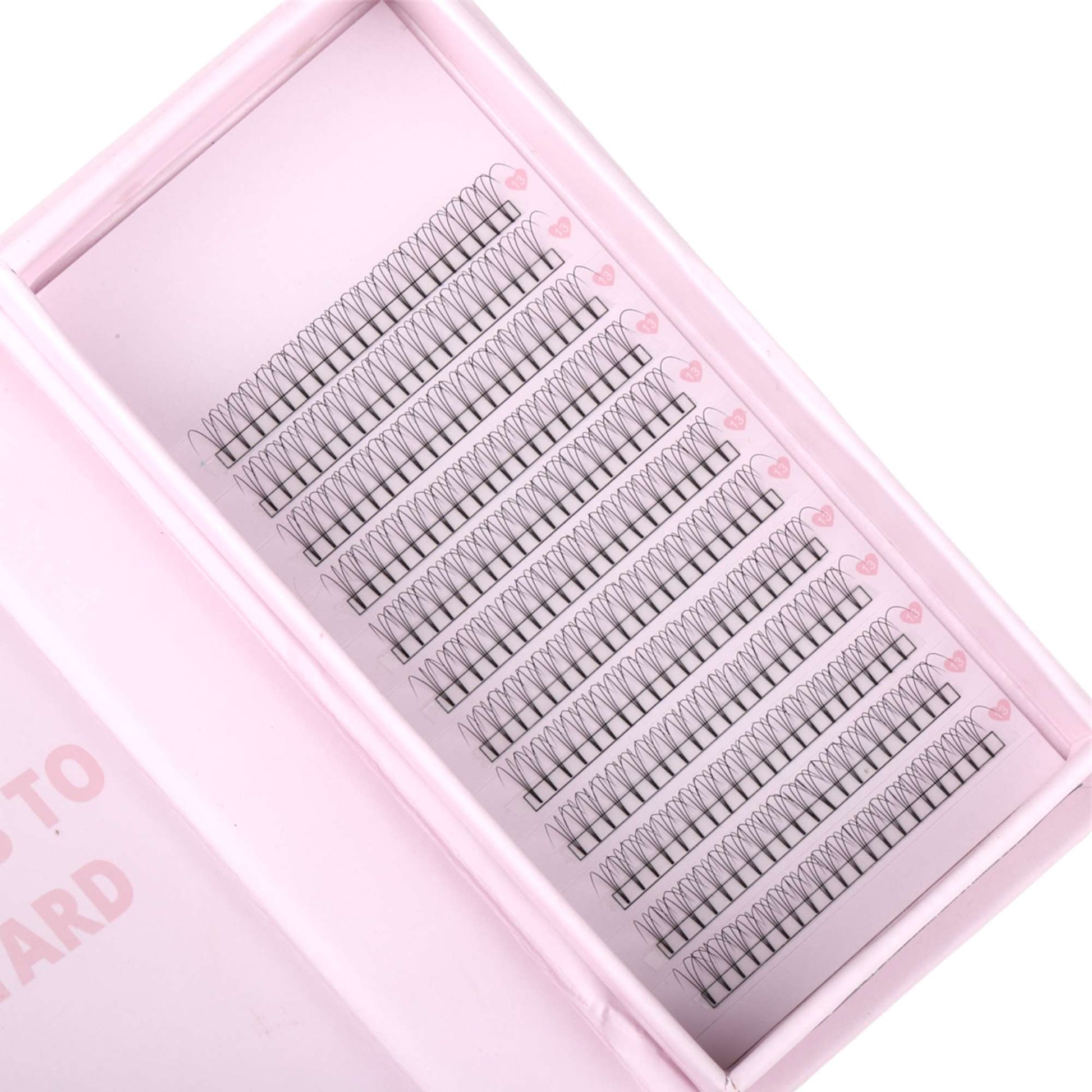 Miosh Eyelash Extensions - 3D Premade Volume Short Stem Eye Lash 0.10 / D CURL-4