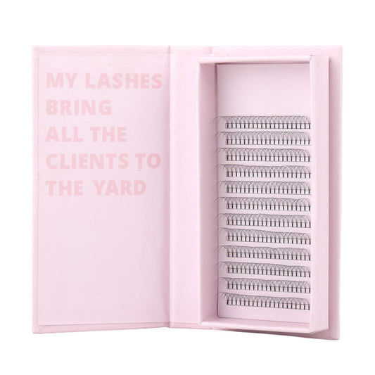 Miosh Eyelash Extensions - 3D Premade Volume Short Stem Eye Lash 0.10 / D CURL-0