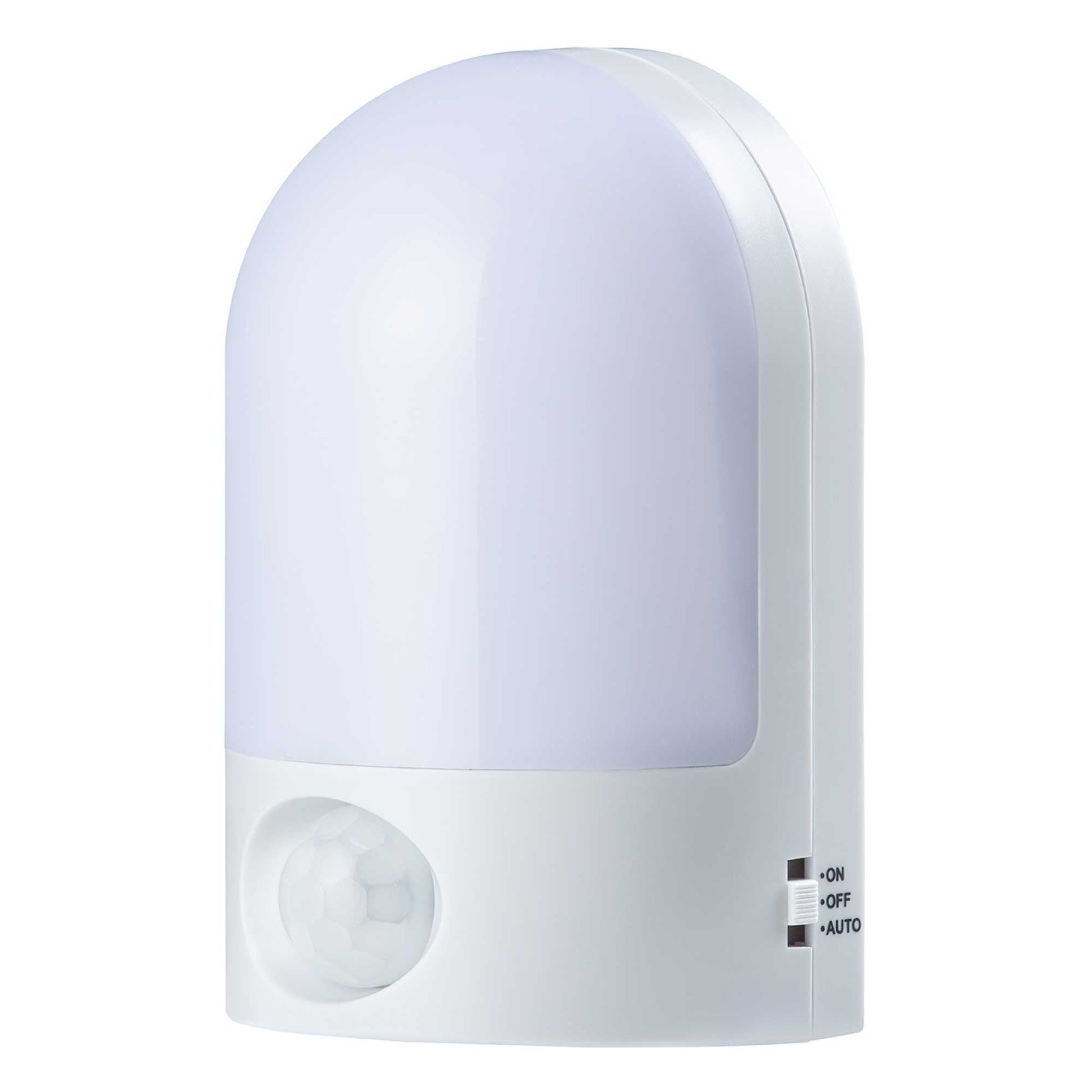 Motion Activated LED Light - Round Portable Hanging Battery Night Sensor Lamp-0