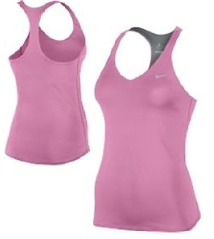 NIKE Womens Advantage Solid Dri Fit Tennis Tank Top Performance 604679-0