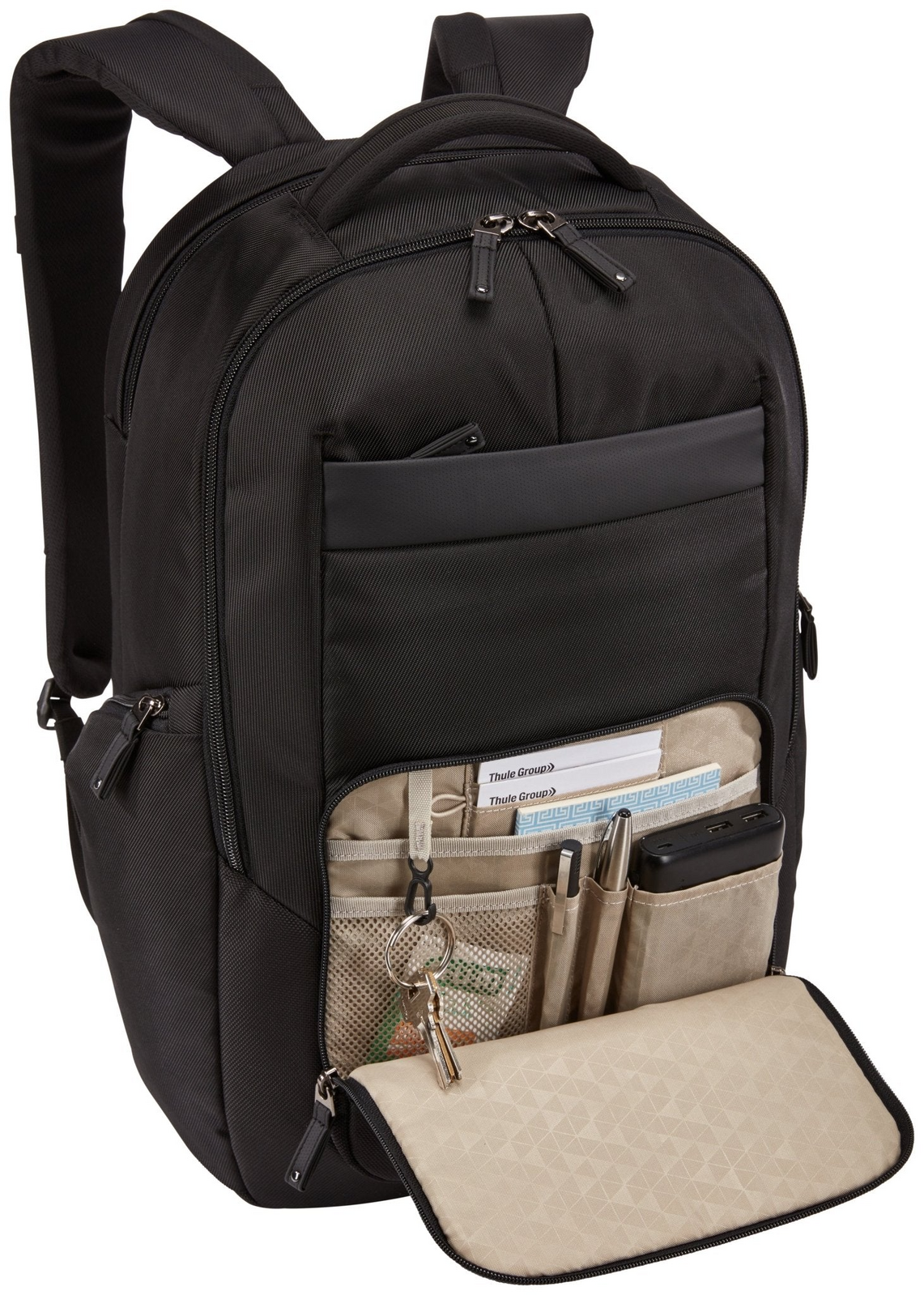 Case Logic 25L Notion Backpack Bag w/ Laptop Sleeve 15.6" in Black