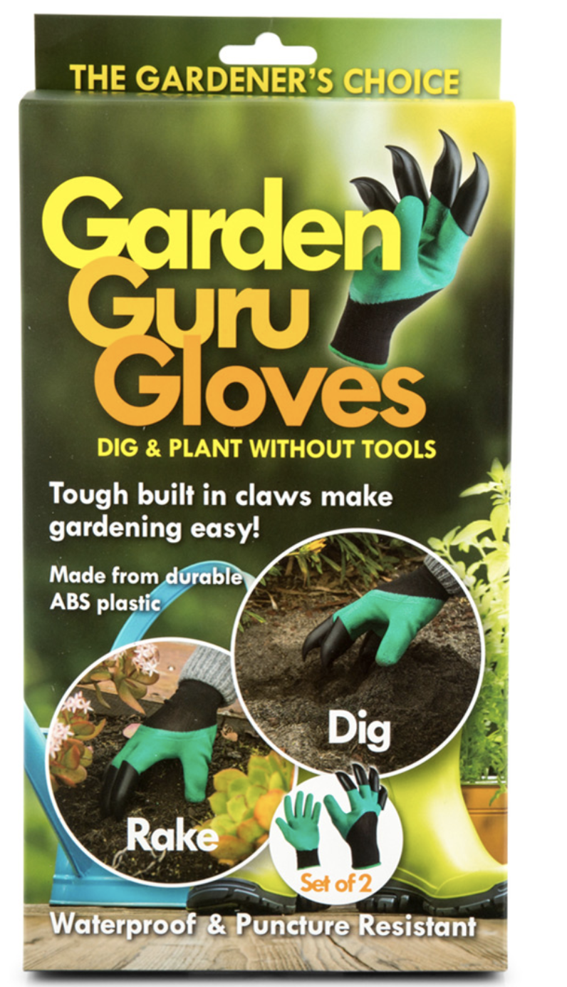 Garden Guru Waterproof and Puncture Resistant Gloves w Claws Digging-1