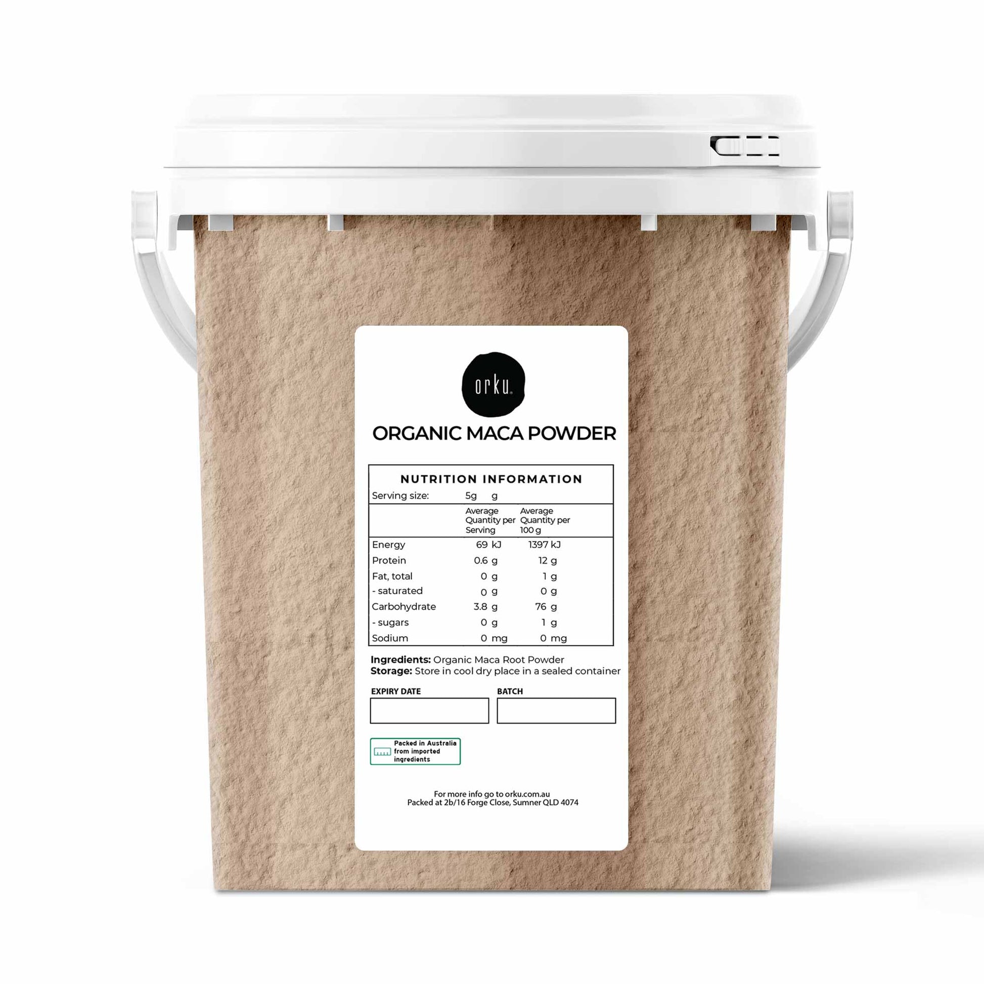 Organic Maca Powder Tub 100% Plant Root Super Food Peru Nutritional Supplement-1