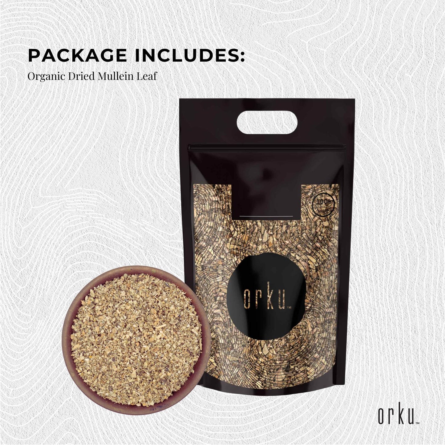 400g Organic Mullein Leaf - Dried Herbal Verbascum Thapsis-2