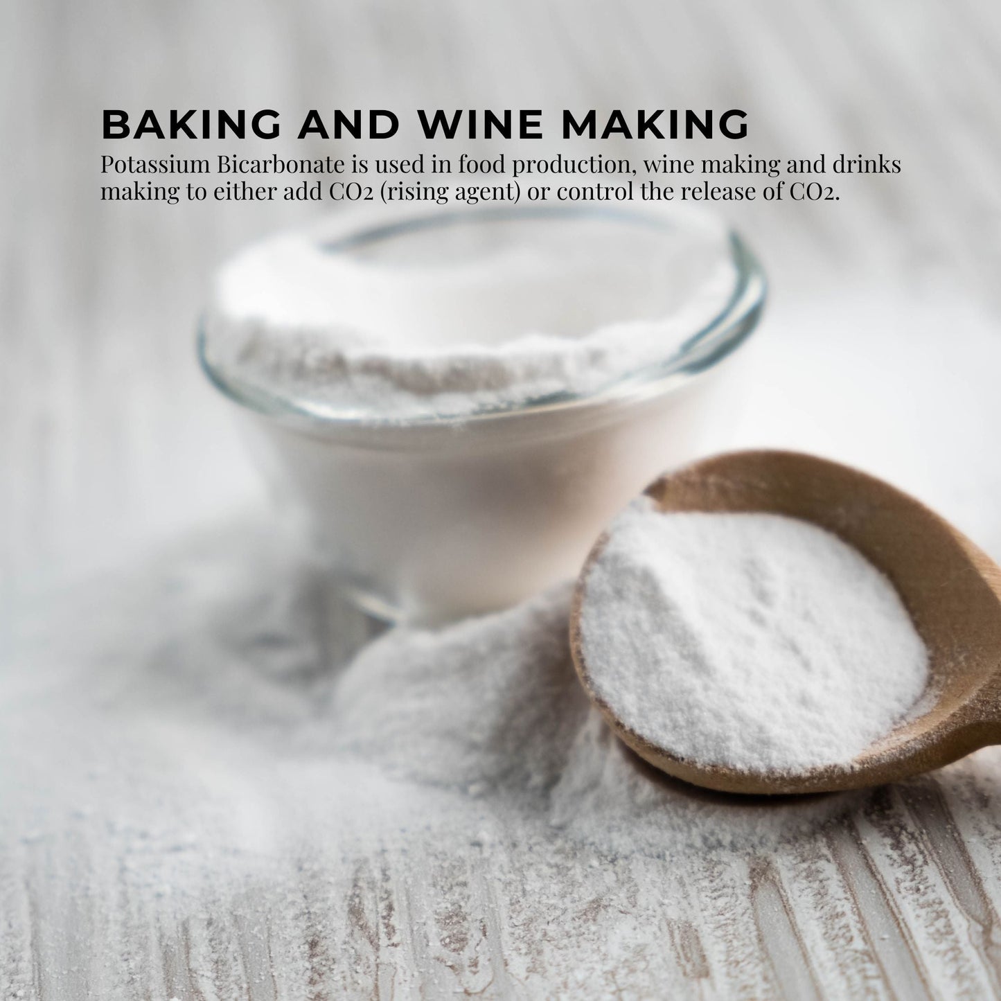 Organic Potassium Bicarbonate Powder - Food Grade FCC for Brewing Baking Bulk-4
