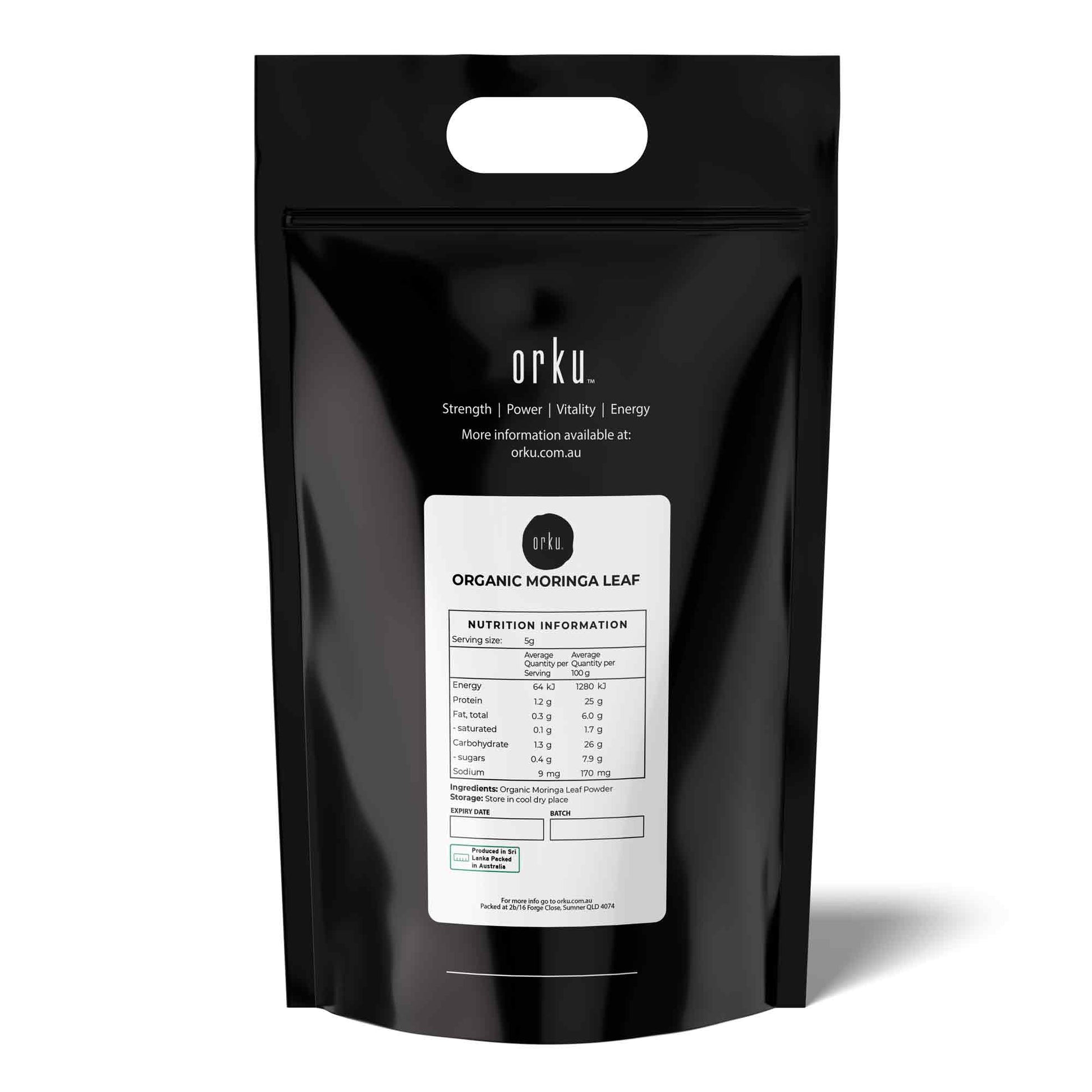 Orku 10Kg Organic Moringa Leaf Powder - Food Grade Oleifera Drumstick Leaf-1