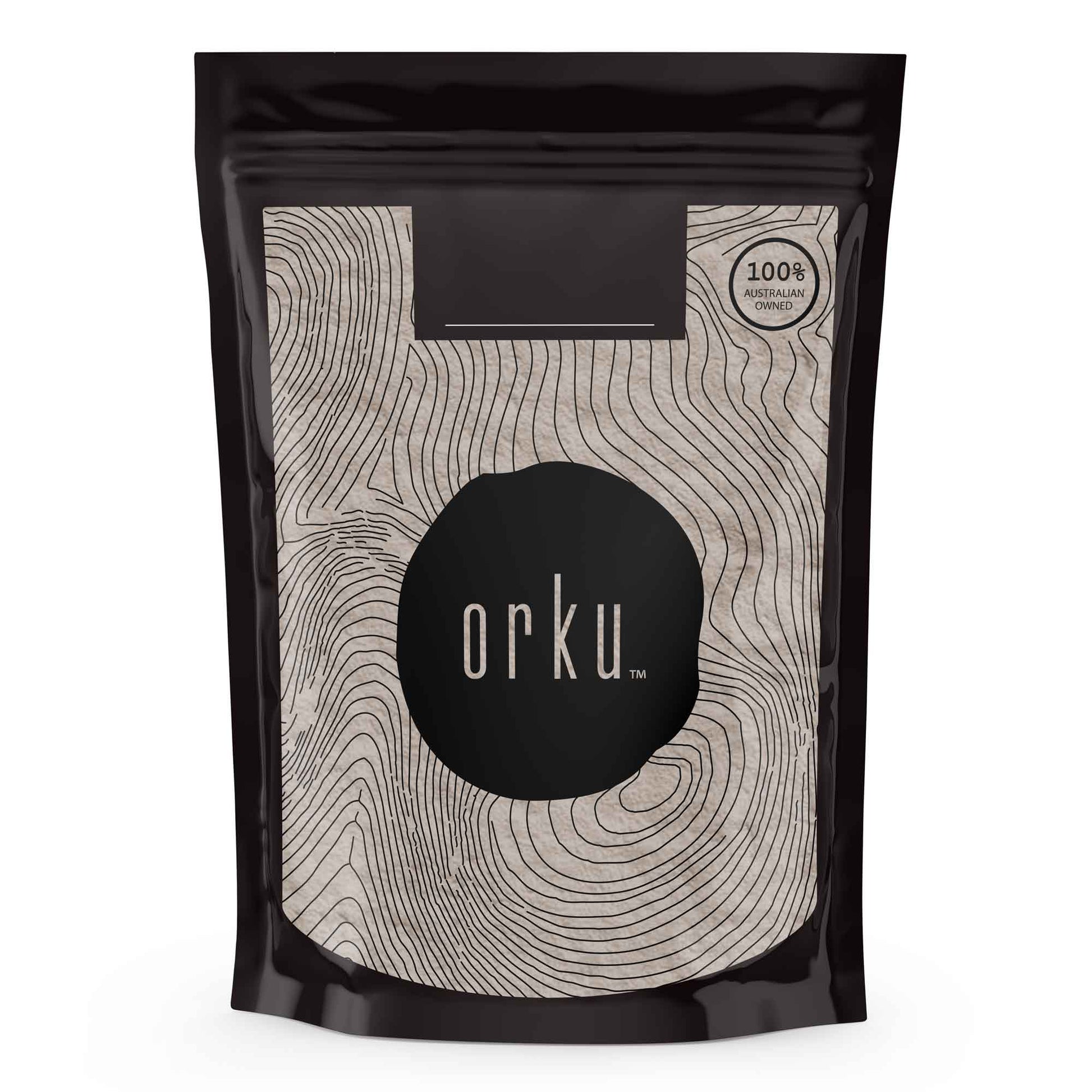 Orku 1Kg Fossil Shell Flour - Livestock Garden Pet Diatomaceous Earth-0