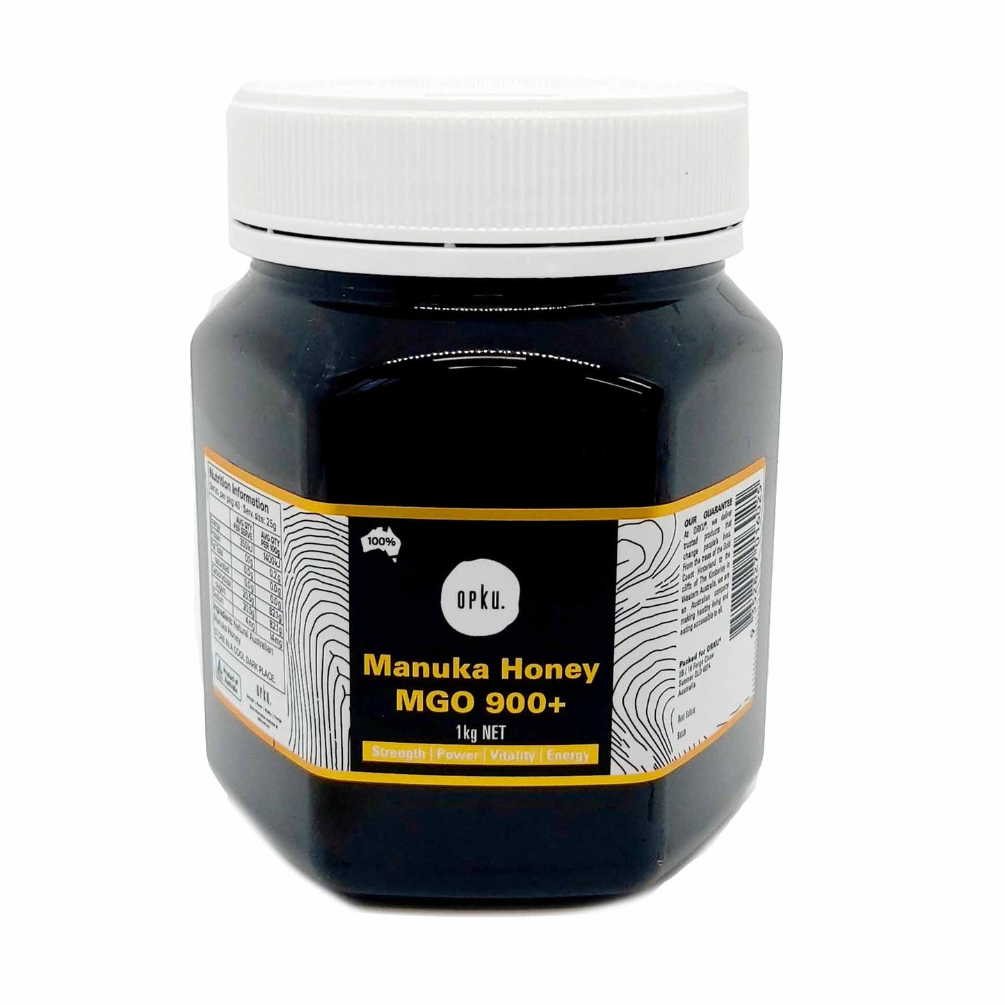 Orku 1Kg MGO 900+ Australian Manuka Honey - 100% Raw Natural Pure Jelly Bush-0