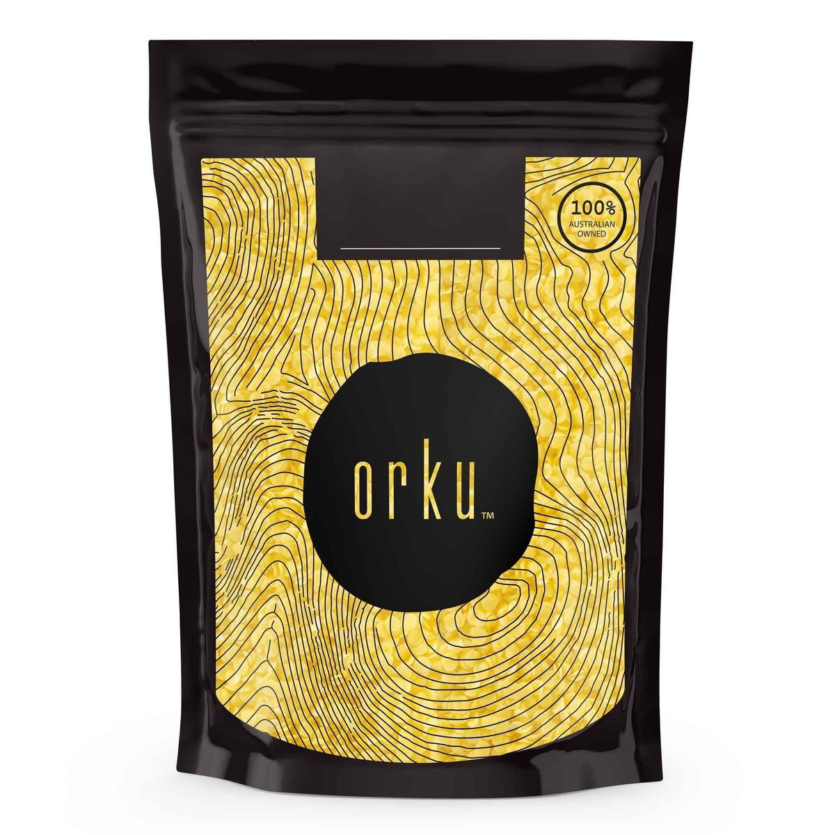 Orku 1Kg Organic Beeswax Pellets Yellow - Cosmetic Grade Pure Bees Wax Pastilles-0