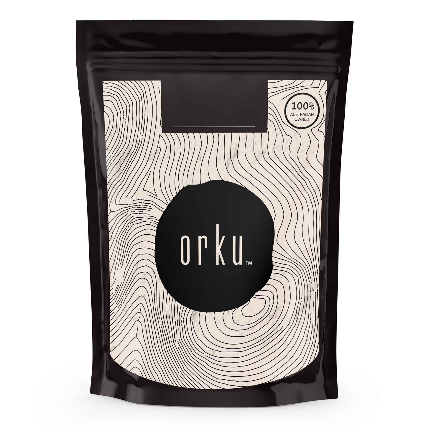 Orku 1Kg WPI Whey Protein Isolate Powder - Unflavoured Native Bag-0
