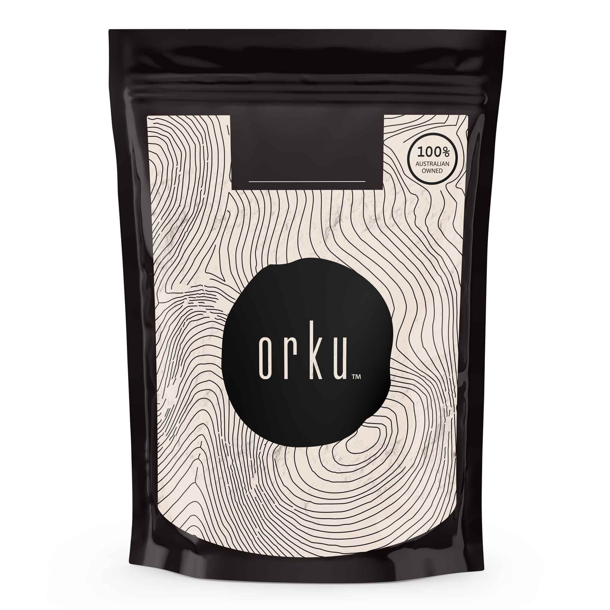 Orku 1Kg WPI Whey Protein Isolate Powder - Unflavoured Native Bag-0