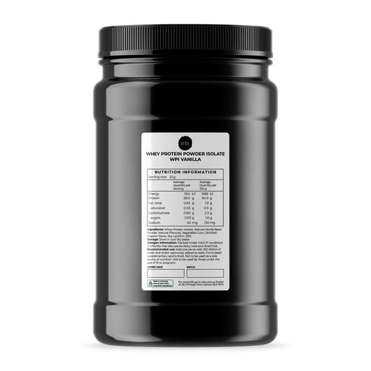 Orku 1Kg WPI Whey Protein Isolate Powder - Vanilla Jar | Sports Food-0