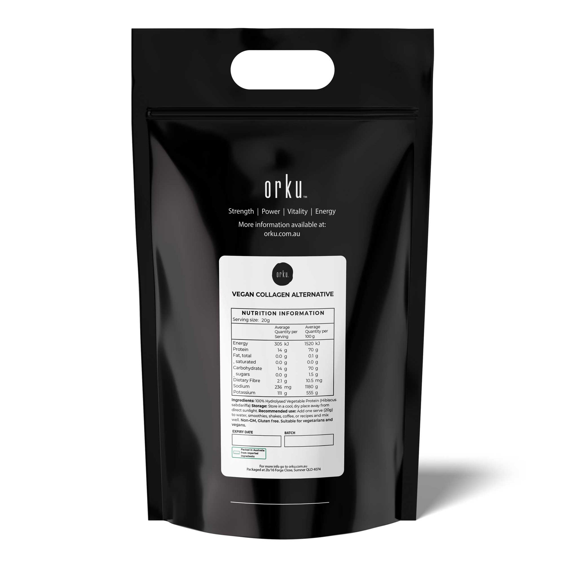 Orku Vegan Collagen Plant Based Alternative Powder Hydrolysed Protein-4