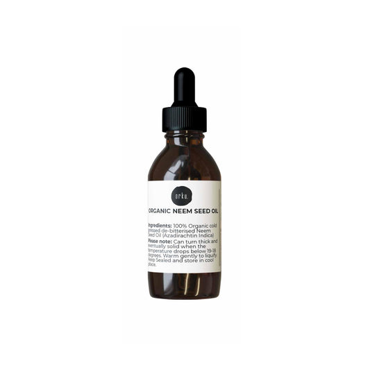 Orku 25ml Organic Neem Seed Oil - Debitterised Cold Pressed Azadirachtin Indica-0