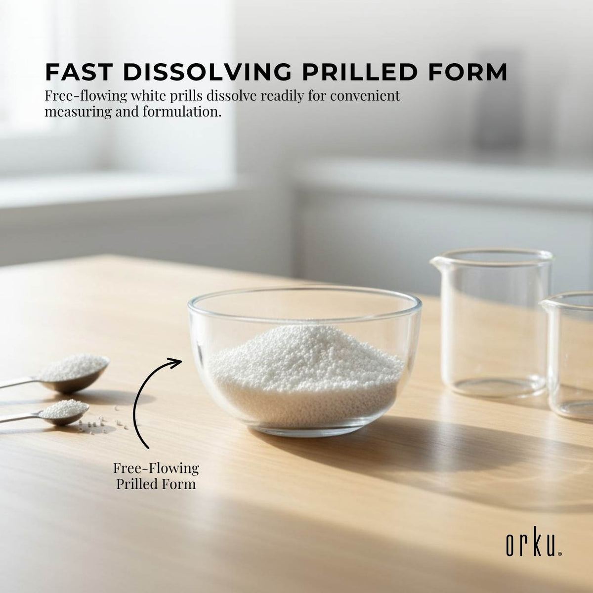 Orku 2Kg Sodium Benzoate USP/FCC Grade Prills – E211 Preservative CAS 532-32-1-4