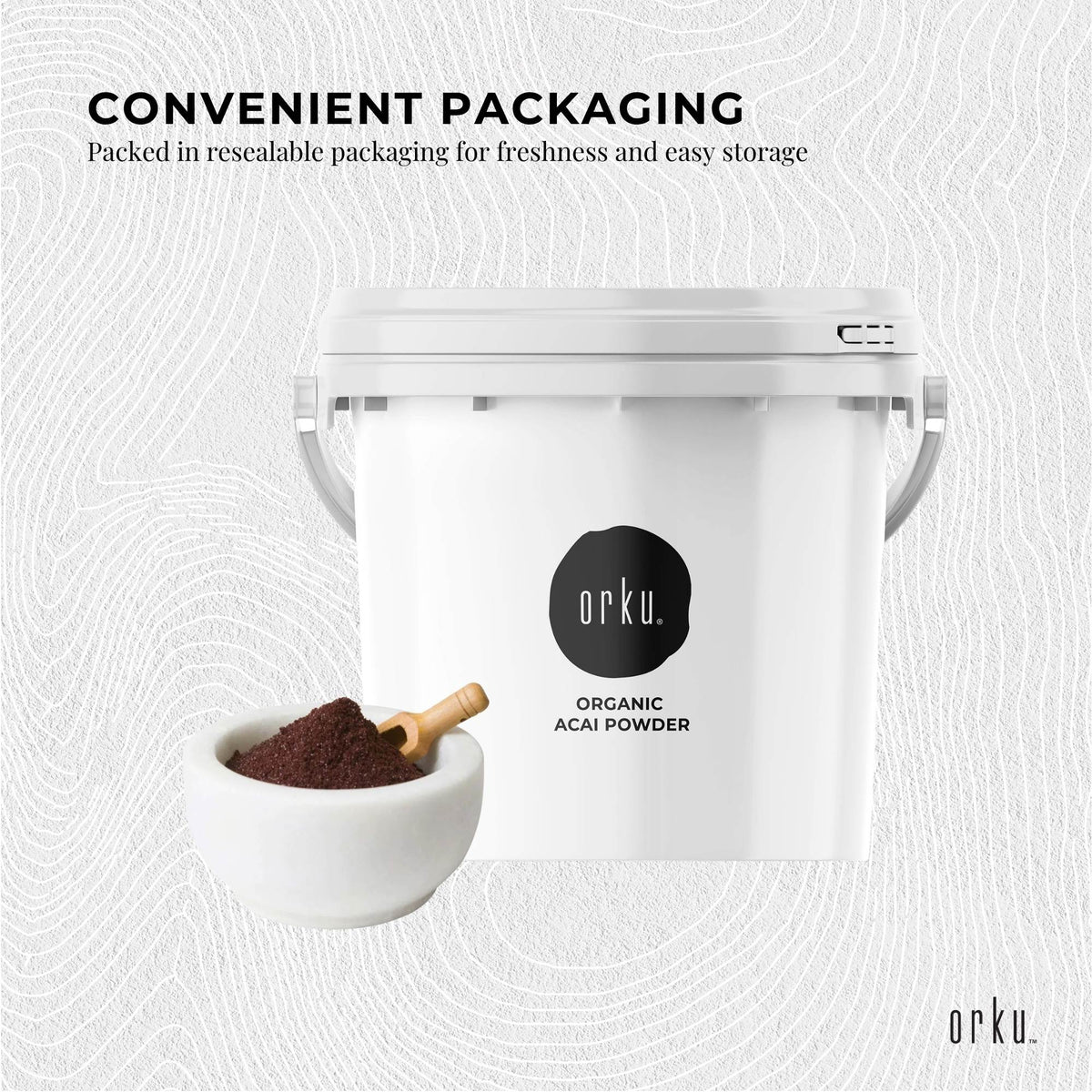 Orku 2.5kg Organic Acai Powder Brazilian Berry Smoothie Bowl Ingredient-2