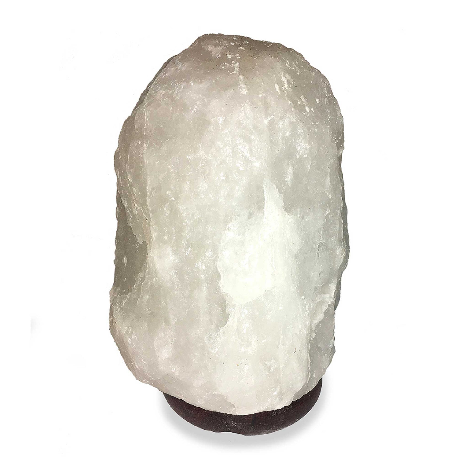 Orku 3-5Kg Himalayan White Salt Lamp - Natural Rock Shape Night Light-3