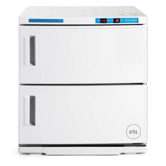 Orku 32L White UV Electric Towel Warmer Steriliser Cabinet Salon Heat Sanitiser-0